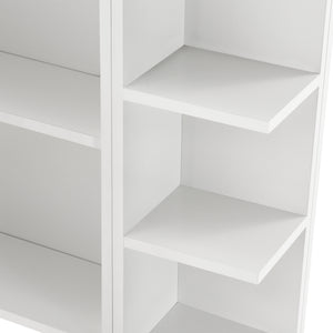 Badkamerkast met spiegel spiegelkast 64x80x20 cm wit