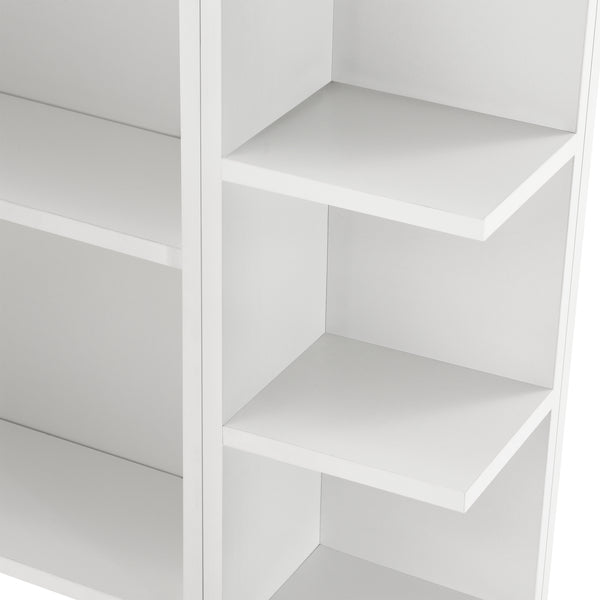 Badkamerkast met spiegel spiegelkast 64x80x20 cm wit