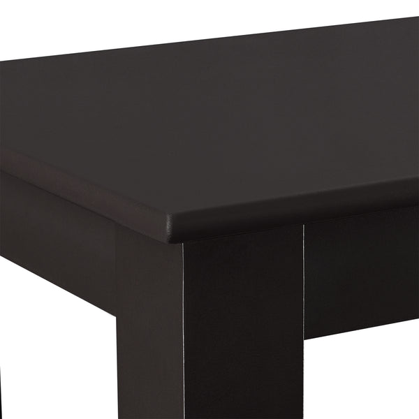 Bijzettafel Chur met plank MDF 60x30x61,3 cm donkerbruin