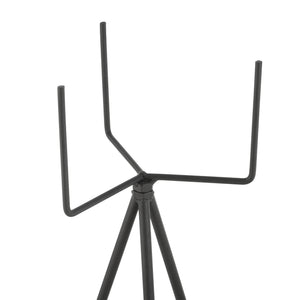 Bloempot op standaard Lasne set van 2 zwart en beige