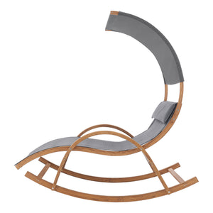 [en.casa] Ligbed schommelstoel Kasos 181x135x190 cm