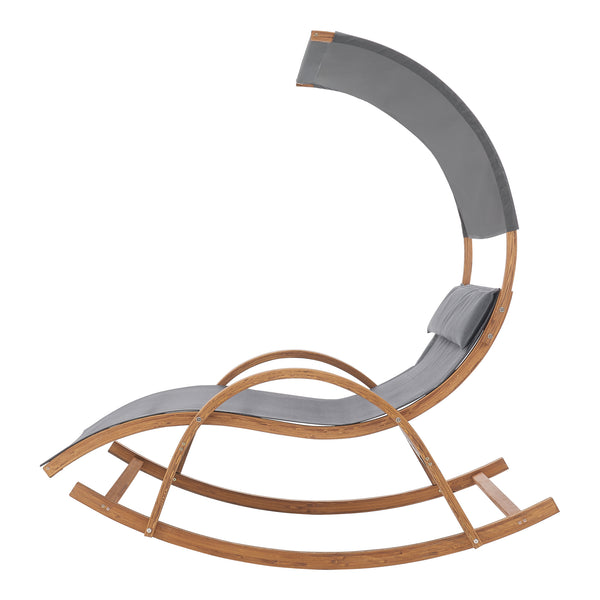 [en.casa] Ligbed schommelstoel Kasos 181x135x190 cm