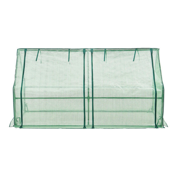 [en.casa] Tuinkas Nissewaard kweekkas 180x90x90 cm groen