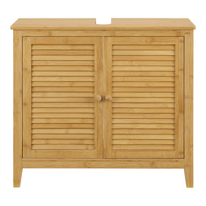 [en.casa] Wastafelonderkast Värmdö 60x67x30 cm bamboe