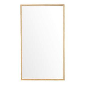 [en.casa] Spiegelkast Ikorfat bamboe 60,5x35x14 cm houtkleurig