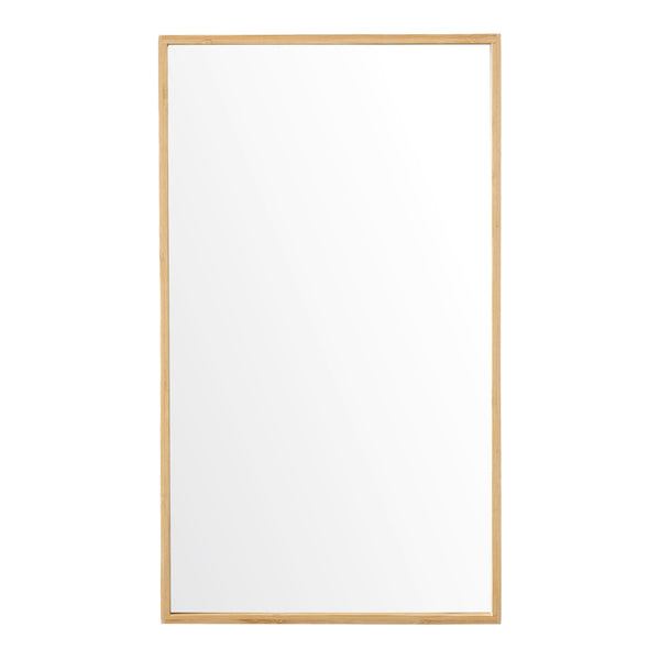 [en.casa] Spiegelkast Ikorfat bamboe 60,5x35x14 cm houtkleurig