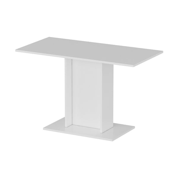 [en.casa] Eettafel Galten 75x120x60 cm wit