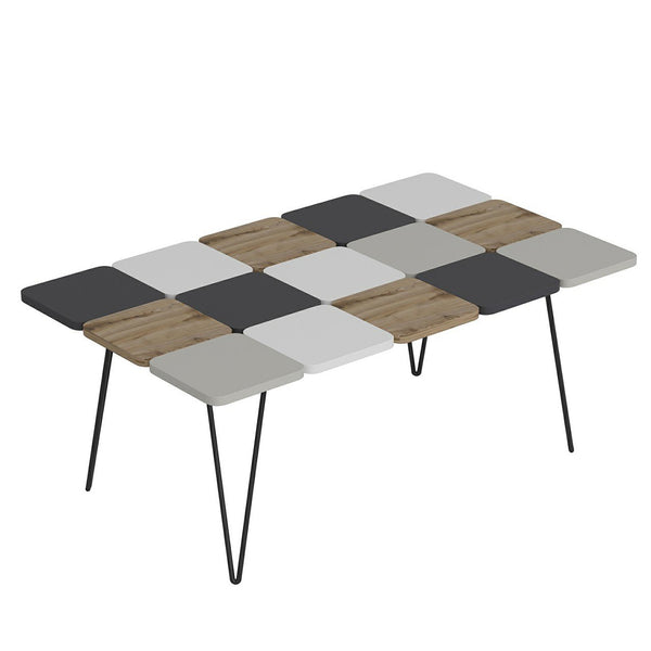 [en.casa] Salontafel Give 44x110x66 cm meerkleurig