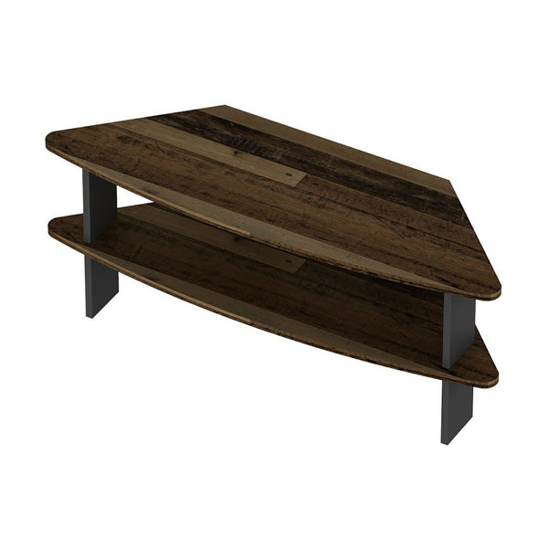 [en.casa] TV meubel Fredensborg Altholz 116x40x45 cm antraciet