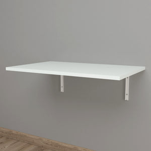 [en.casa] Klaptafel Klepp voor wandmontage 72x45x1,8 cm wit