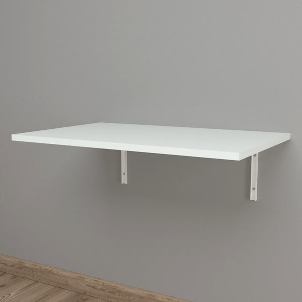[en.casa] Klaptafel Klepp voor wandmontage 72x45x1,8 cm wit