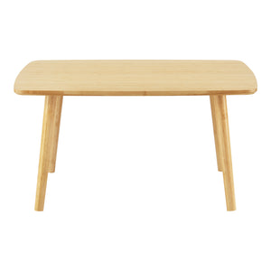 [en.casa] Salontafel Nurmijärvi bamboe 80x60x40 cm houtkleurig