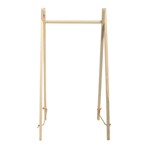 [en.casa] Kledingrek Løkken 100x50x40 cm houtkleurig