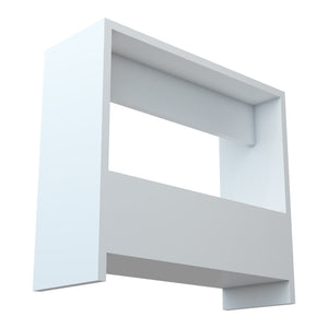 [en.casa] Bijzettafel Rødovre 60x55x20 cm wit