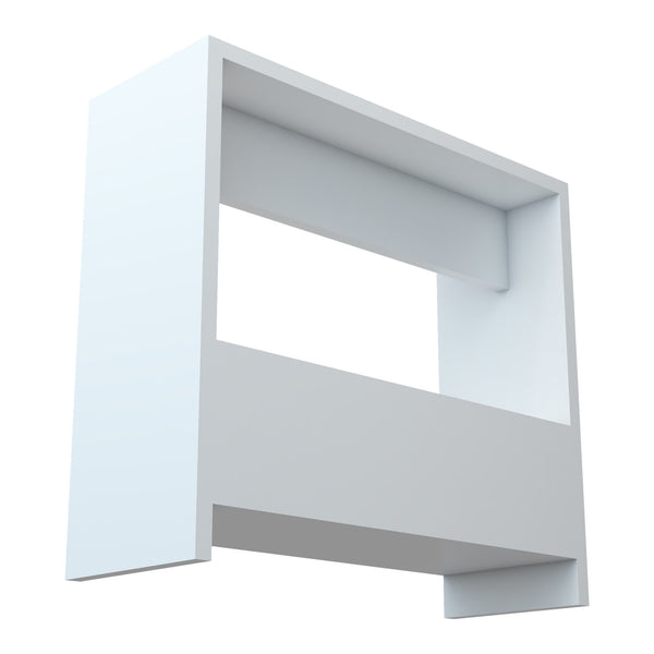 [en.casa] Bijzettafel Rødovre 60x55x20 cm wit