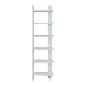 [en.casa] Boekenkast Midtdjurs schap 170x47x21 cm wit