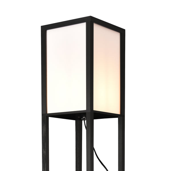 [lux.pro] Staande lamp Stapleford vloerlamp E27 zwart en wit