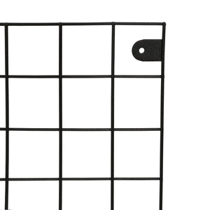 [en.casa] Wandrek Sæby industrieel metaal 75x55 cm zwart