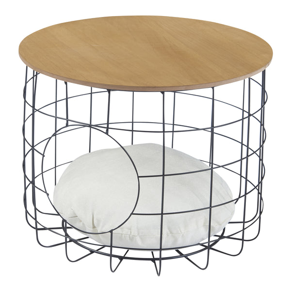 [en.casa] Bijzettafel Haapajärvi set van 2 met kussens