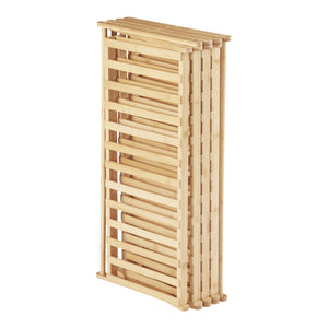 [en.casa] Schoenenrek Fitzbek 89x67x26 cm bamboe