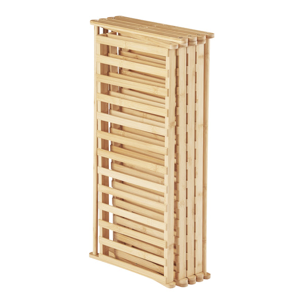 [en.casa] Schoenenrek Fitzbek 89x67x26 cm bamboe