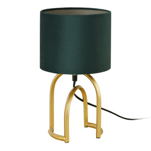 lux.pro Tafellamp Smethwick bureaulamp E14 goudkleurig en donkergroen