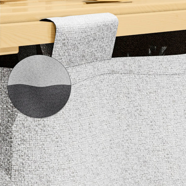 [en.casa] Badkamerrek Pello met 2 planken en 1 waszak 100x39x22 cm