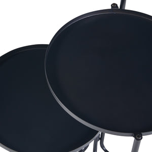 [en.casa] Plantenstandaard Ostre metaal zwart