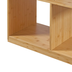 [en.casa] Boekenkast Gullspång schap 130x55x30 cm bamboe