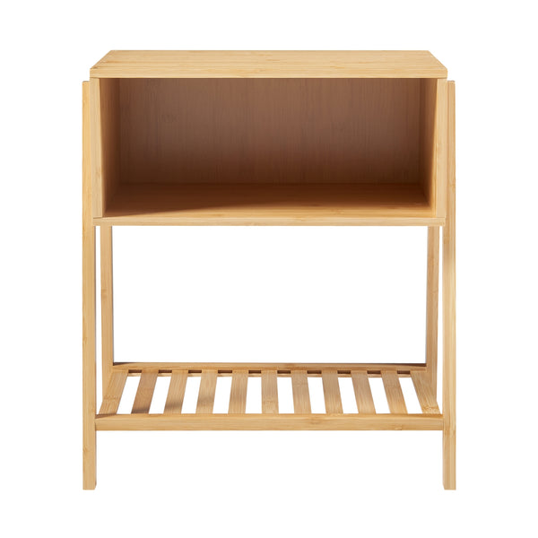 [en.casa] Bijzettafel Håbo 50x45x36 cm bamboe