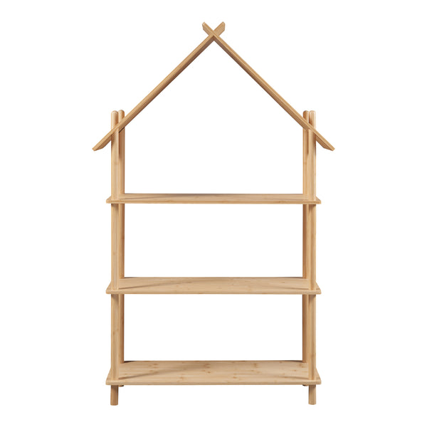 [en.casa] Staand rek Hamarøy voor kinderen 137x90x30 cm bamboe