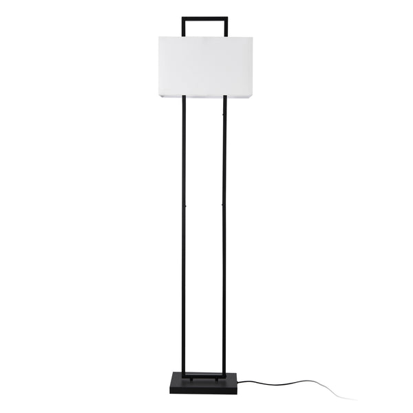 lux.pro Staande lamp Sigdal vloerlamp cm E27 zwart en wit