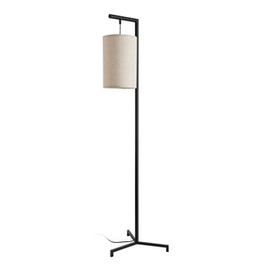 lux.pro Staande lamp Skaun 161x42x42 cm zwart en beige