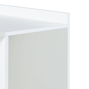 [en.casa] Kinderkast Måsøy hoekkast met 3 opbergdozen 100x56,5x56,5 cm wit roze blauw geel