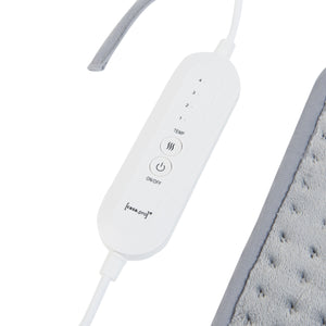 [en.casa] Elektrisch warmtekussen Calvera 50x40 cm 80W grijs