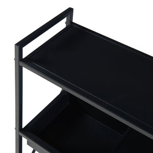 Plantenstandaard Berkelland 65,5x60x20 cm zwart [en.casa]