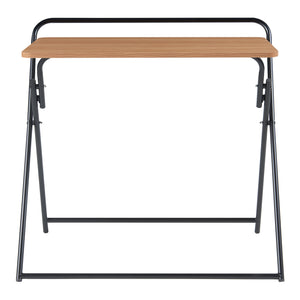 [en.casa] Bureau Kvitsøy opvouwbaar 85x50x80 cm zwart en eikenkleurig