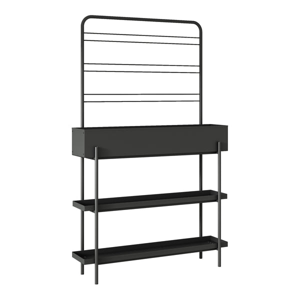 Plantenrek Aalsmeer met verhoogde plantenbak zwart casa.pro