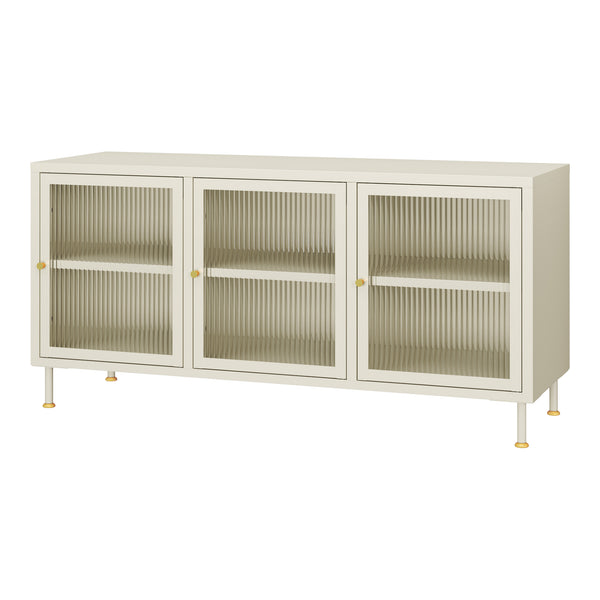 Tv meubel Lindau 120x40x59 cm cremewit [en.casa]