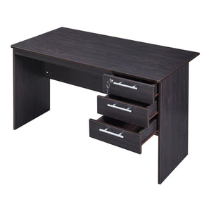 Bureau Ragunda 120x59x75 cm houtkleurig donker [en.casa]