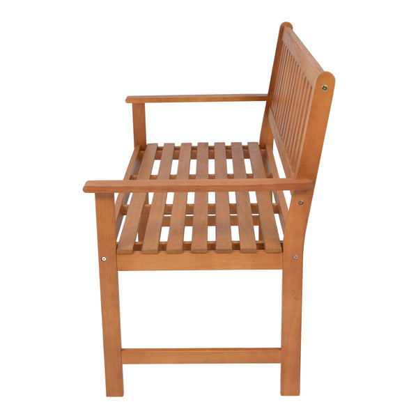 Tuinbank Canzano tweezitsbank 120x58x90 cm houtkleurig casa.pro