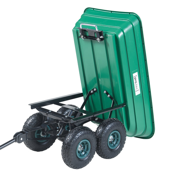 Bolderkar Corfinio 111x51x50 cm groen en zwart pro.tec
