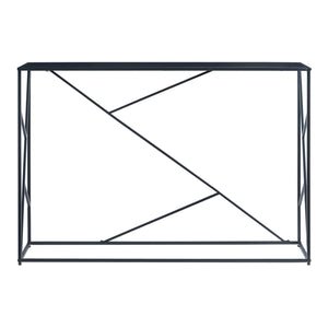 Console tafel Rättvik 120x30x80 cm zwart [en.casa]