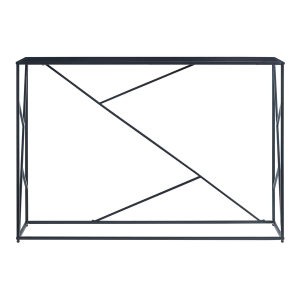 Console tafel Rättvik 120x30x80 cm zwart [en.casa]