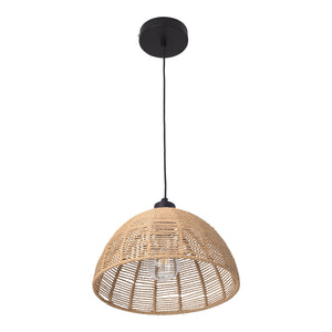 Design hanglamp Romsey E27 zwart en beige lux.pro