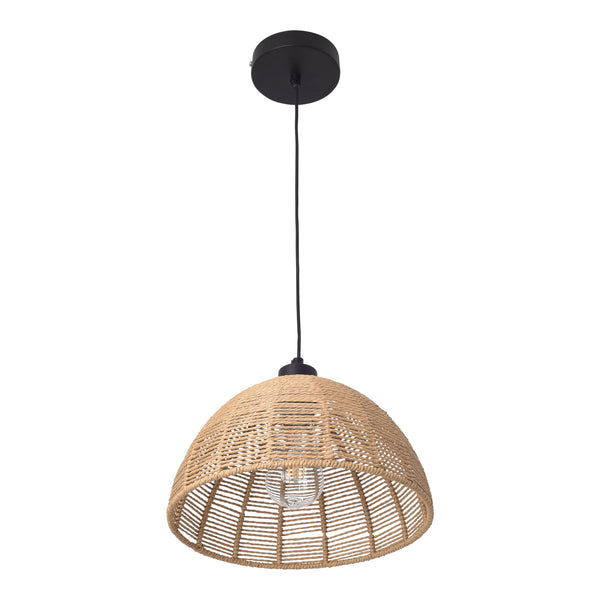 Design hanglamp Romsey E27 zwart en beige lux.pro
