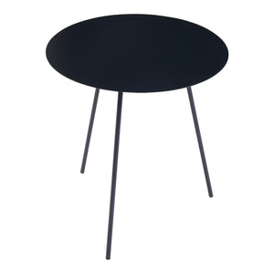 Bijzettafel Sula set van 2 zwart [en.casa]