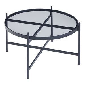 Salontafel Lier set van 2 zwart [en.casa]