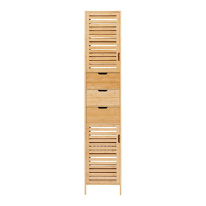 Badkamerkast Boksereys 180x35x35 cm naturel [en.casa]