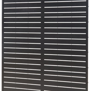 Scheidingswand Trolu zwart 200x100x50 cm casa.pro